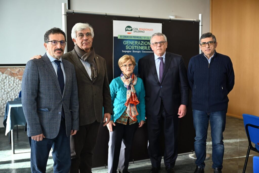 Alfonso Carrano nuovo segretario generale Federazione Nazionale Pensionati CISL Salerno