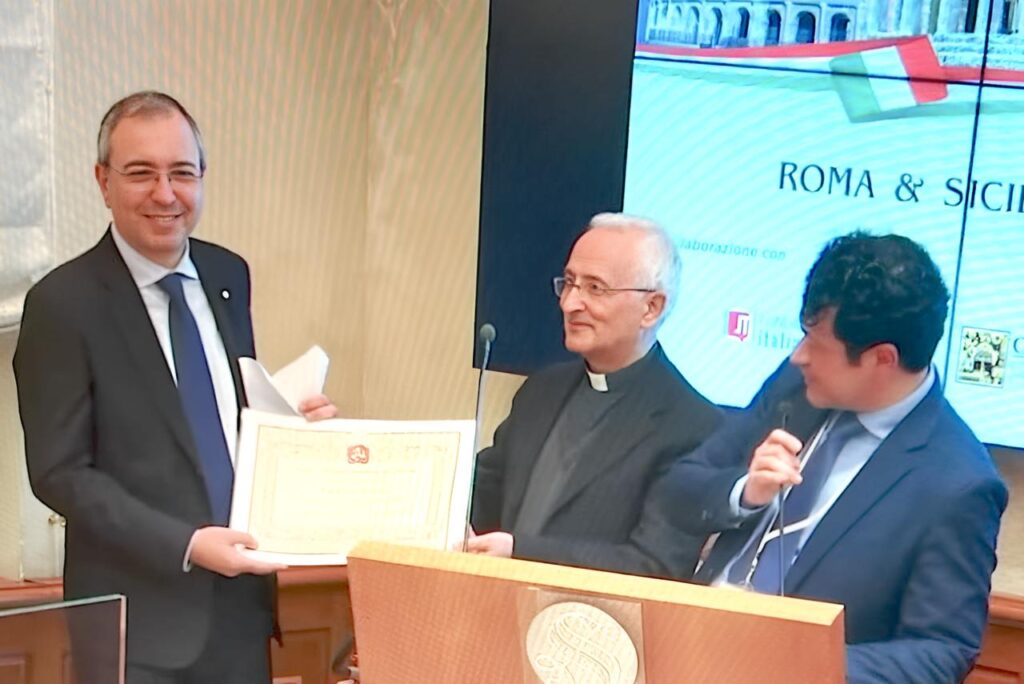 A Carmelo Cutuli il riconoscimento dei siciliani della Capitale, consegnati in Senato i premi “Energie Siciliane a Roma”