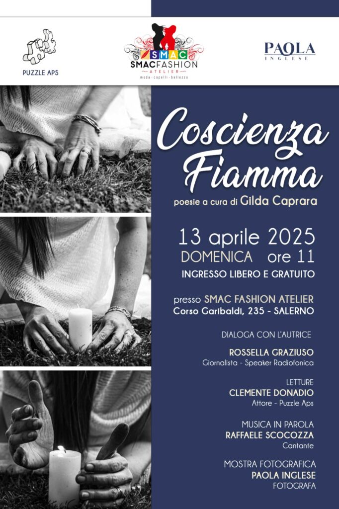 Coscienza fiamma l’evento che unisce poesia e fotografia, l’arte di vedere oltre il visibile