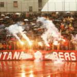 Una foto dello stadio Donato Vestuti con i supporters della Salernitana