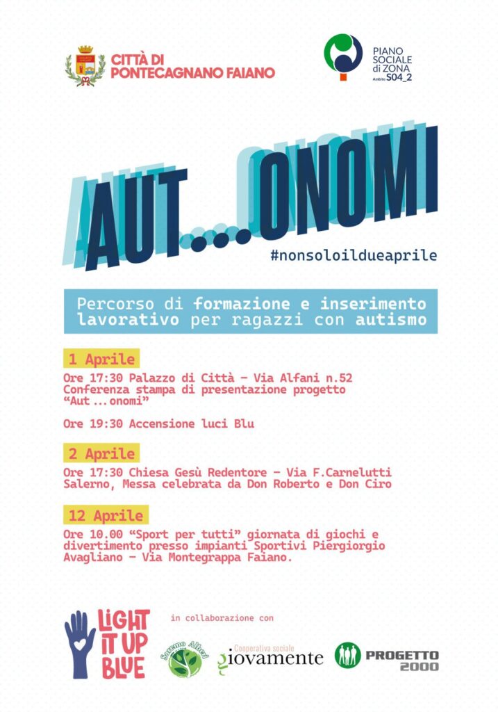 Tre giornate per l’autismo