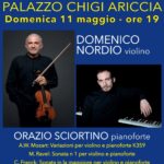 Nordio e Orazio Sciortino per “I Concerti dell’Accademia degli Sfaccendati”