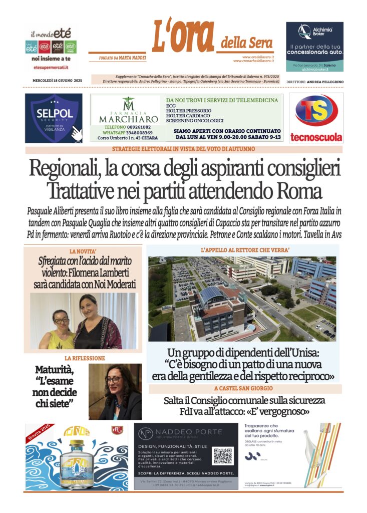 ORA 18 giugno 2025