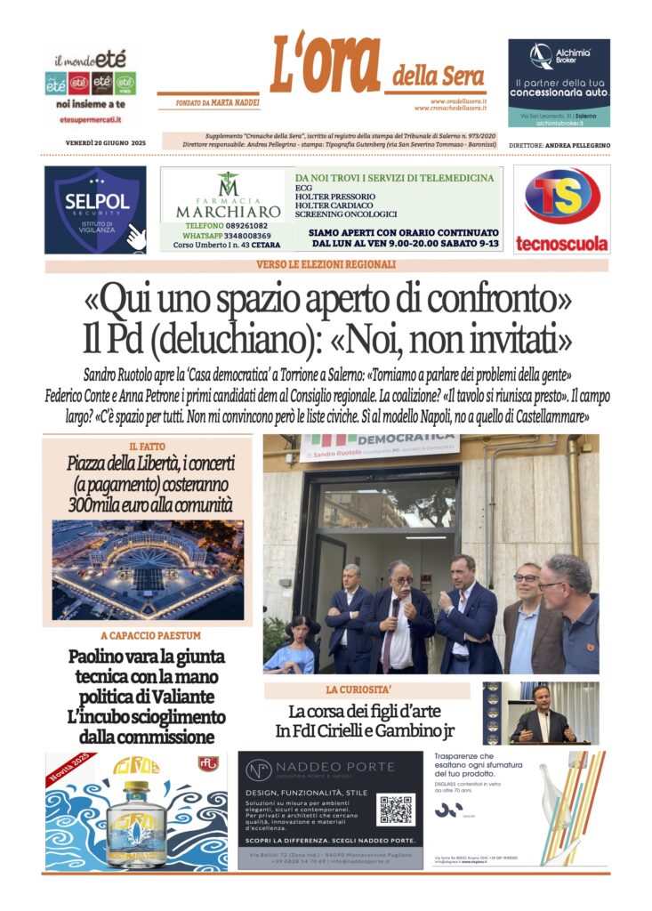 ORA 20 giugno 2025