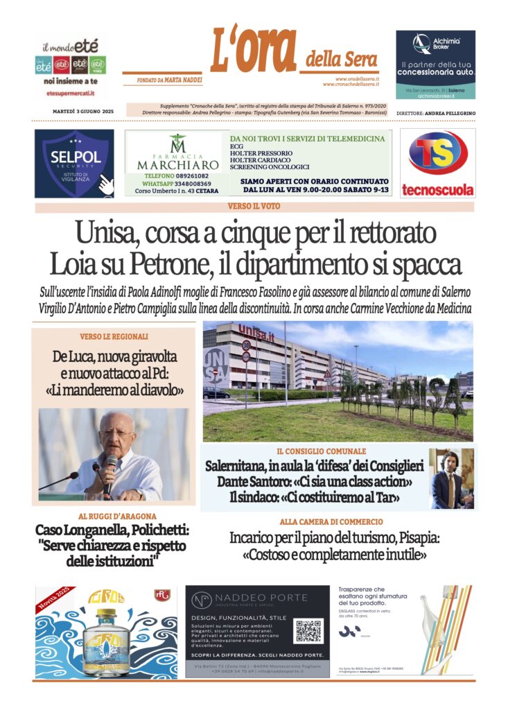 ORA 3 GIUGNO 2025