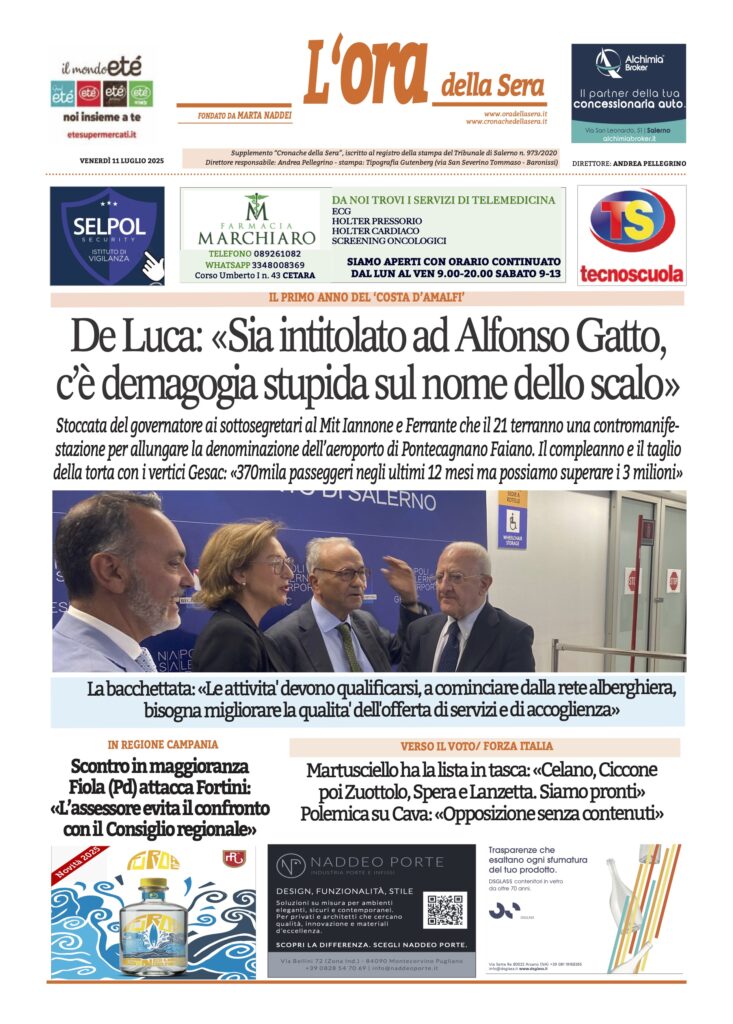 ORA 11 luglio 2025