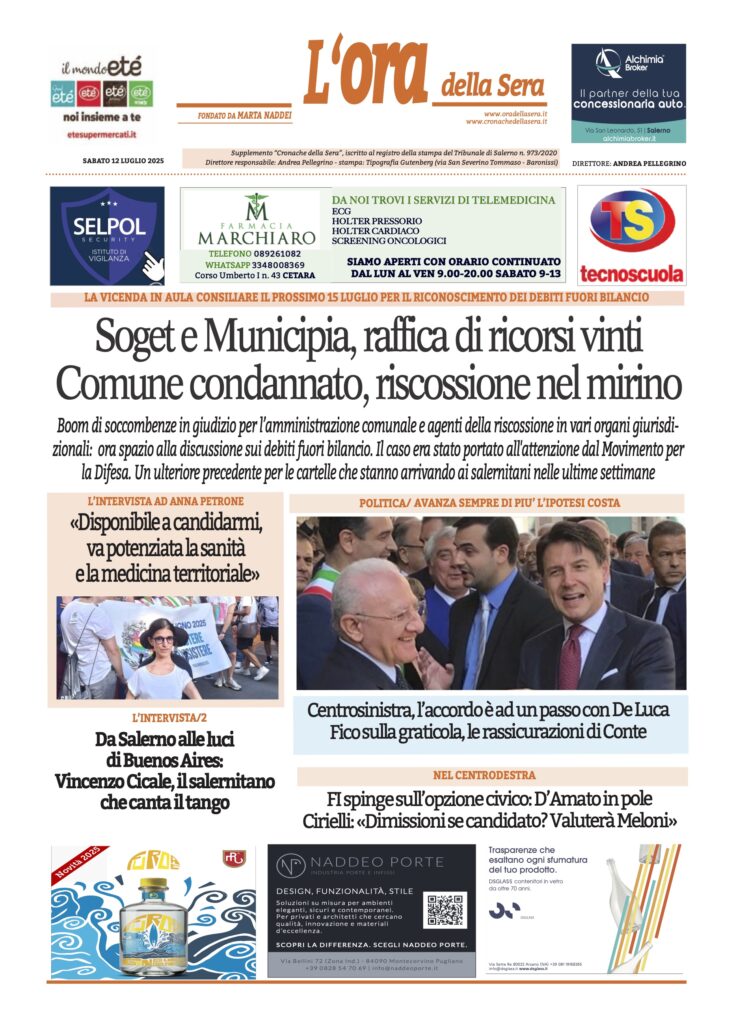 ORA 12 LUGLIO 2025