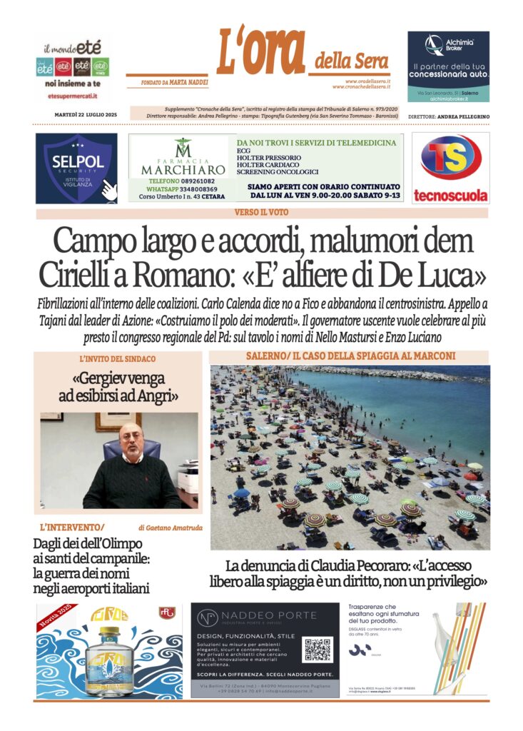 ORA 22 luglio 2025
