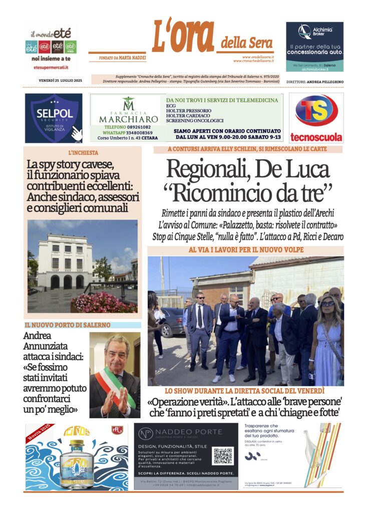 ORA 25 luglio 2025
