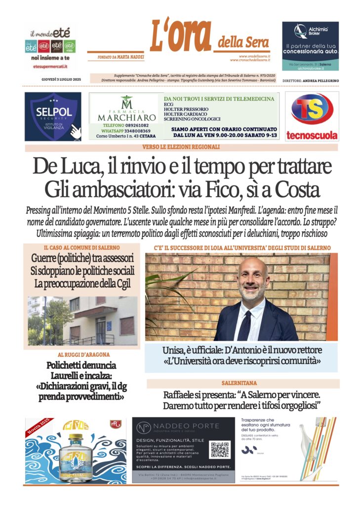 ORA 3 LUGLIO 2025