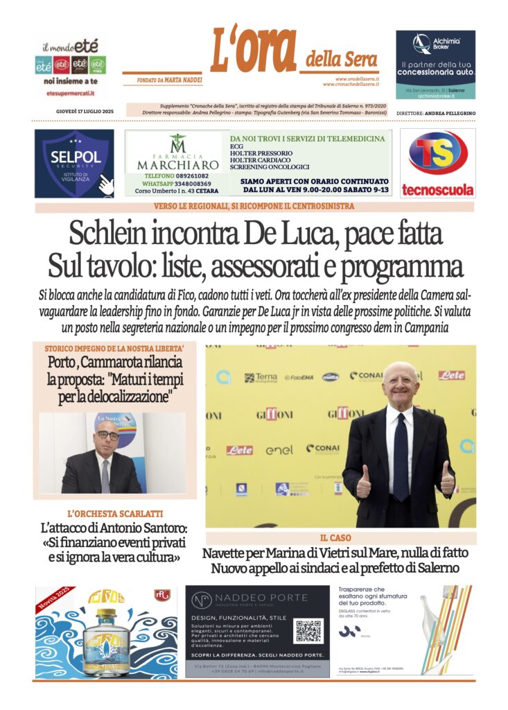 ORA 17 luglio 2025