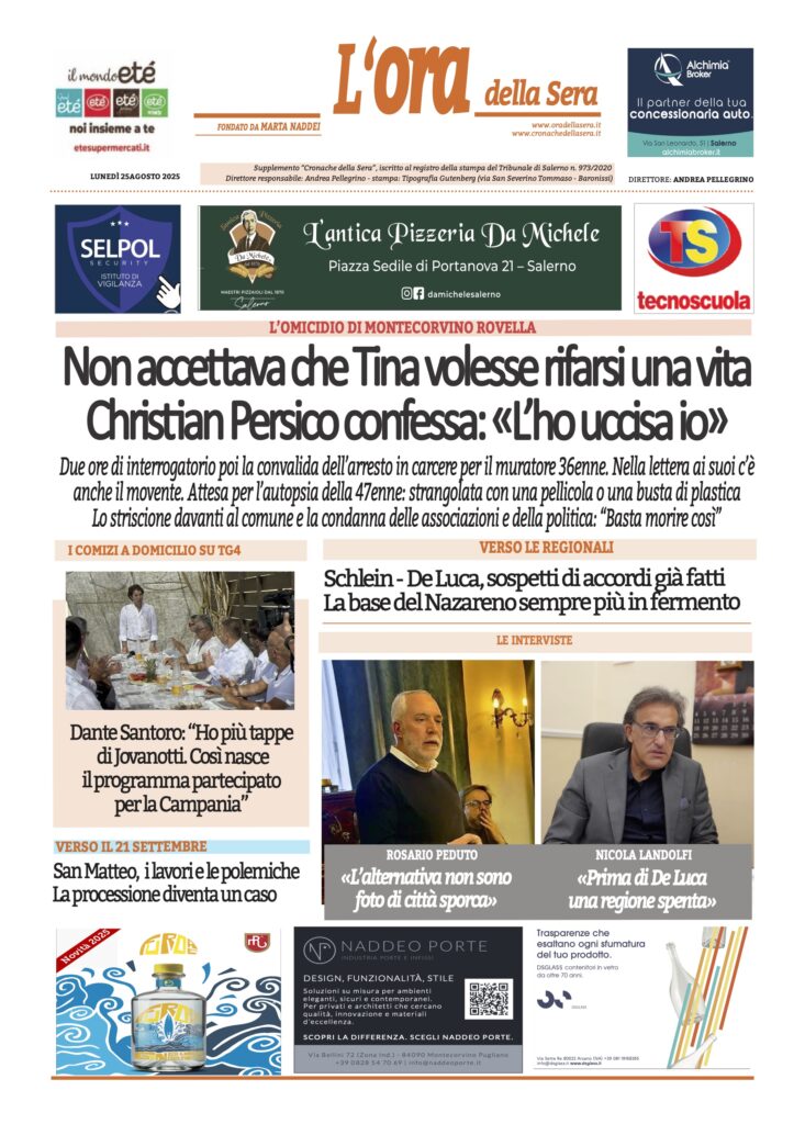 ORA 25 agosto 2025