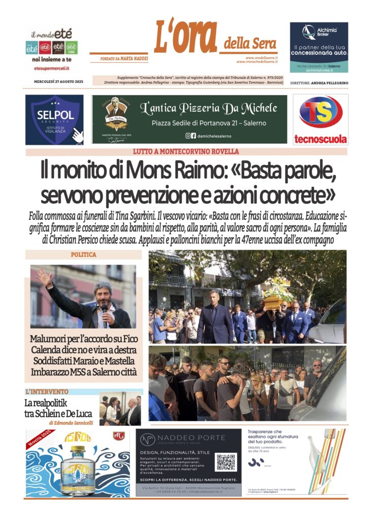 Ora 27 agosto 2025