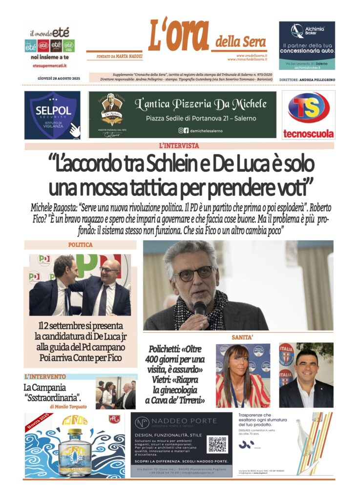 ORA 28 agosto 2025