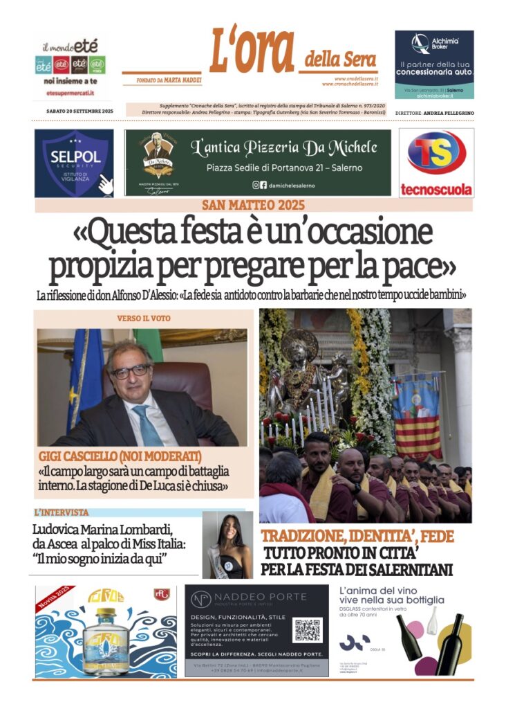 ORA 20 settembre 2025