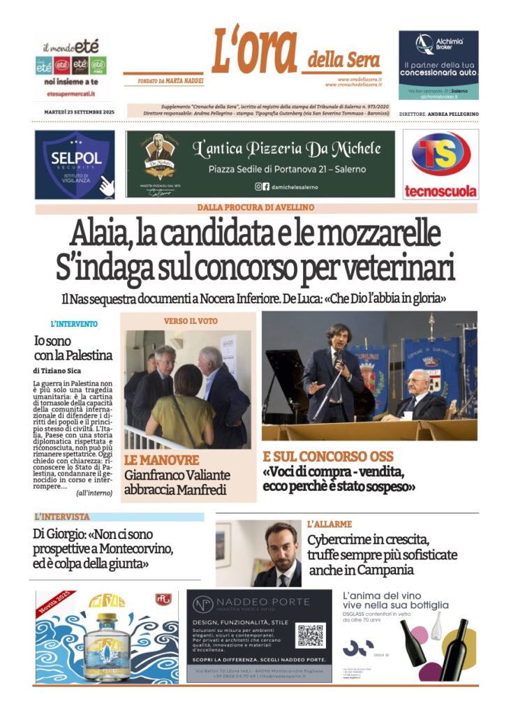 ORA 23 settembre 2025