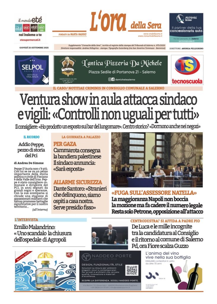 ORA 25 settembre 2025