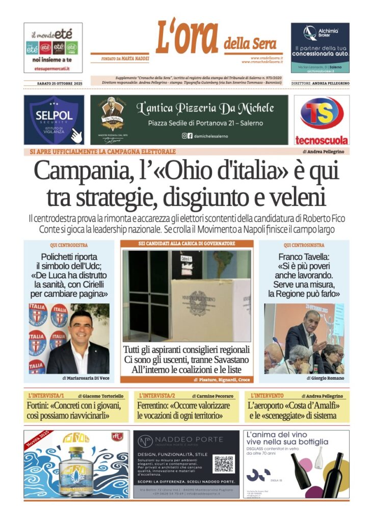 ORA 25 ottobre 2025