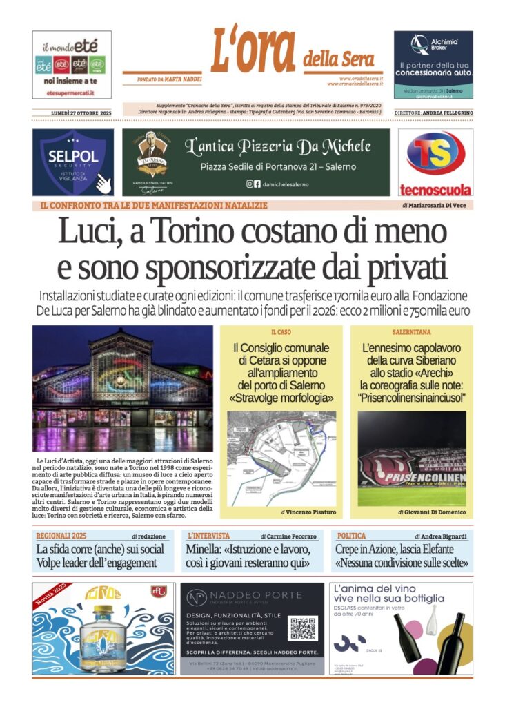ORA 27 ottobre 2025