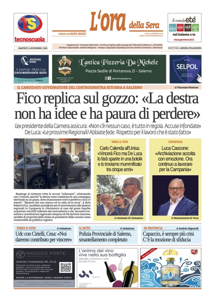 ORA 11 novembre 2025
