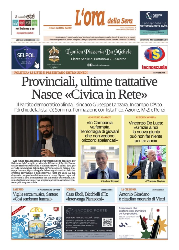 ORA 19 dicembre 2025