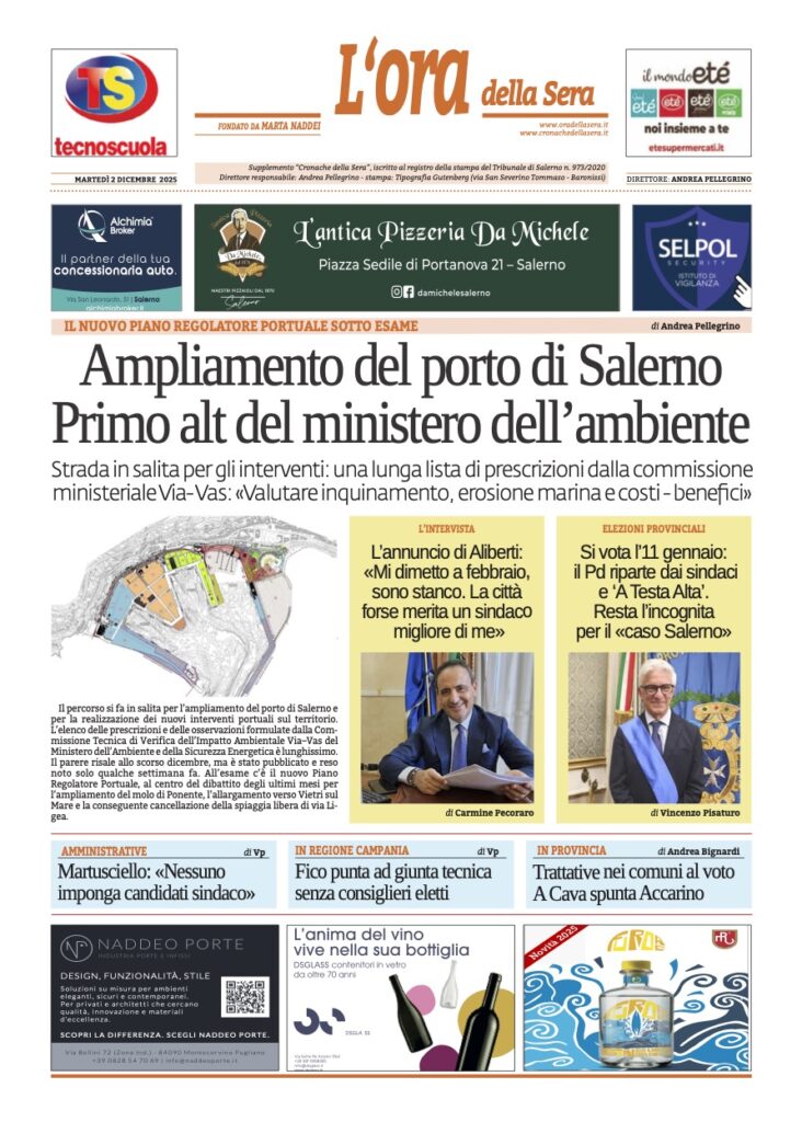 ORA 2 dicembre 2025
