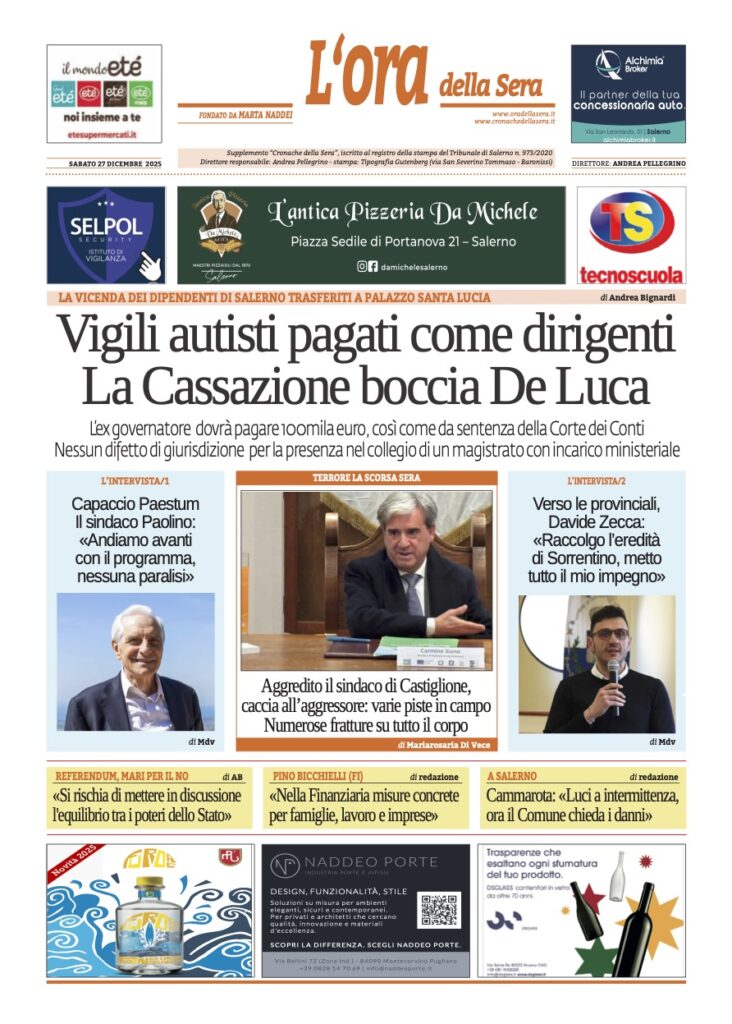 ORA 27 dicembre 2025