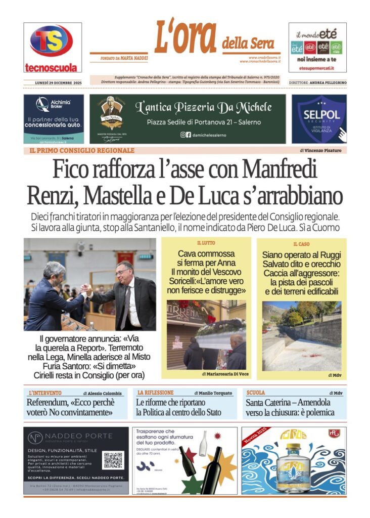 ORA 29 dicembre 2025