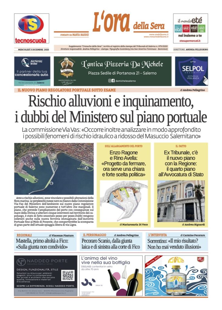 ORA 3 dicembre 2025