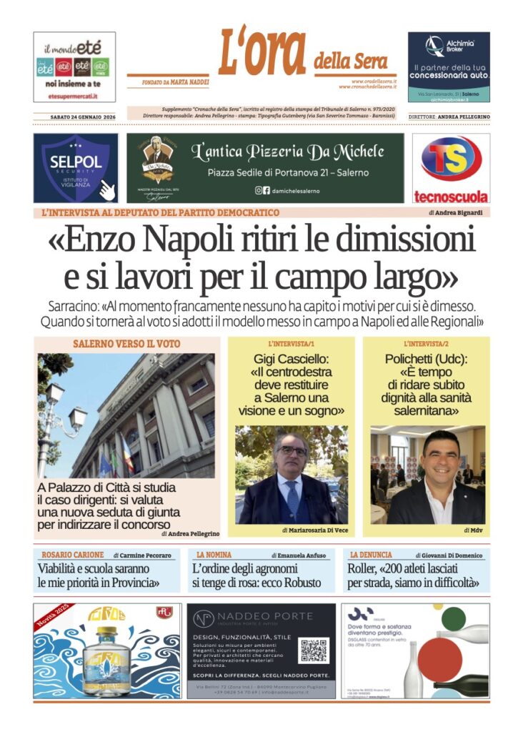 ORA 24 gennaio 2026