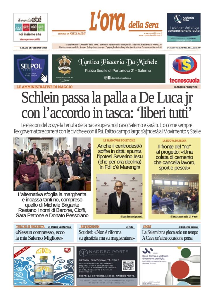 ORA 14 febbraio 2026
