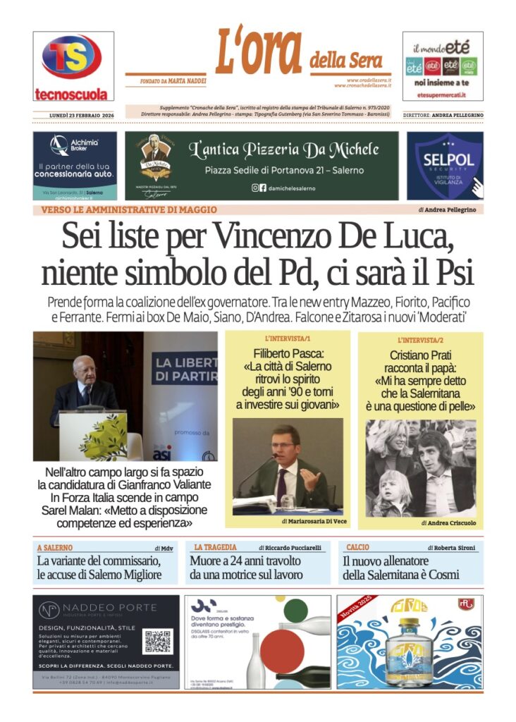 ORA 23 febbraio 2026