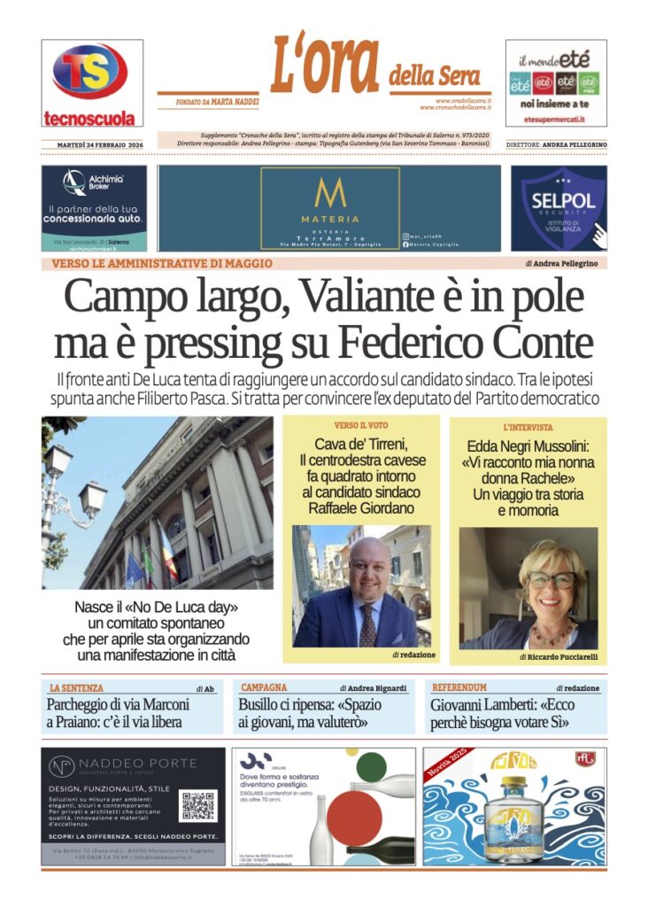 ORA 24 febbraio 2026