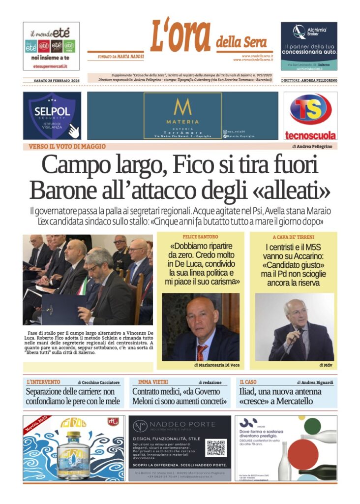 ORA 28 febbraio 2026