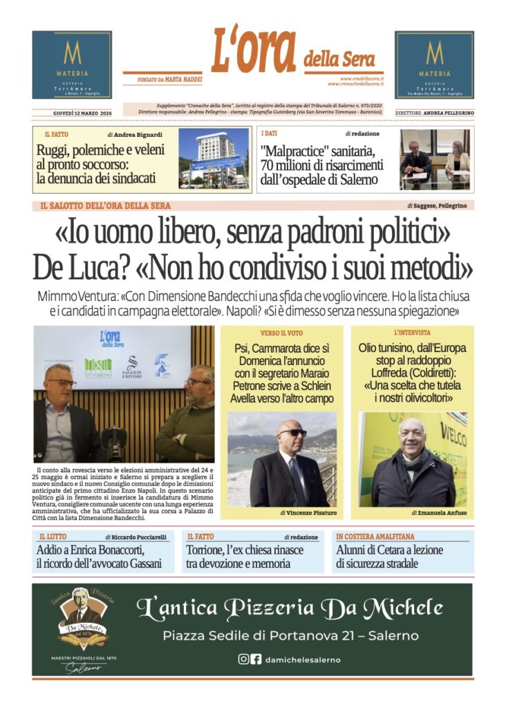 ORA 12 marzo 2026
