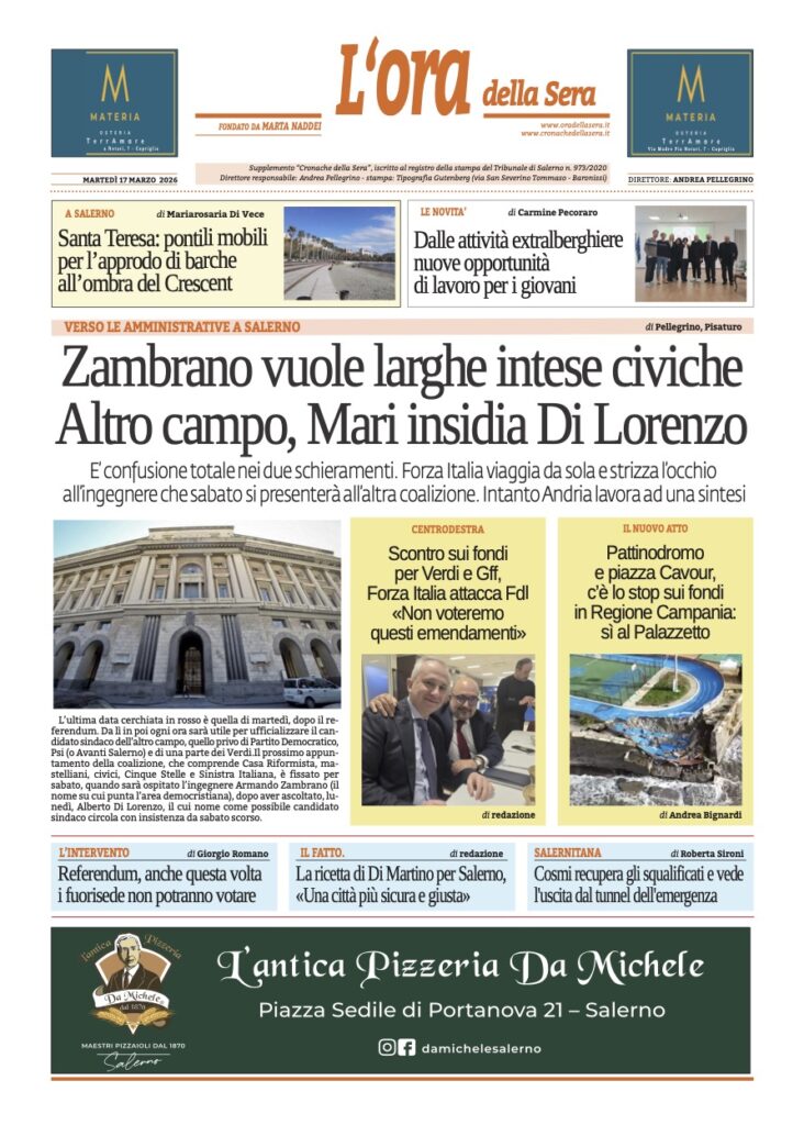 ORA 17 marzo 2026