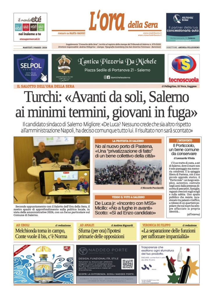 ORA 2 marzo 2026