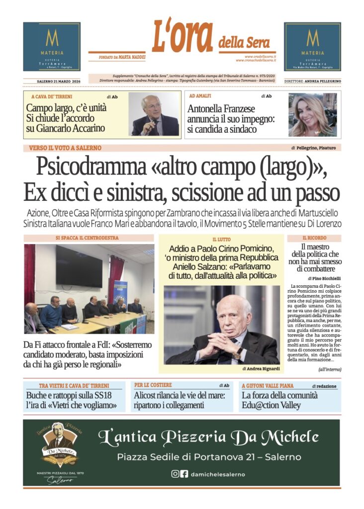 Ora 21 marzo 2026