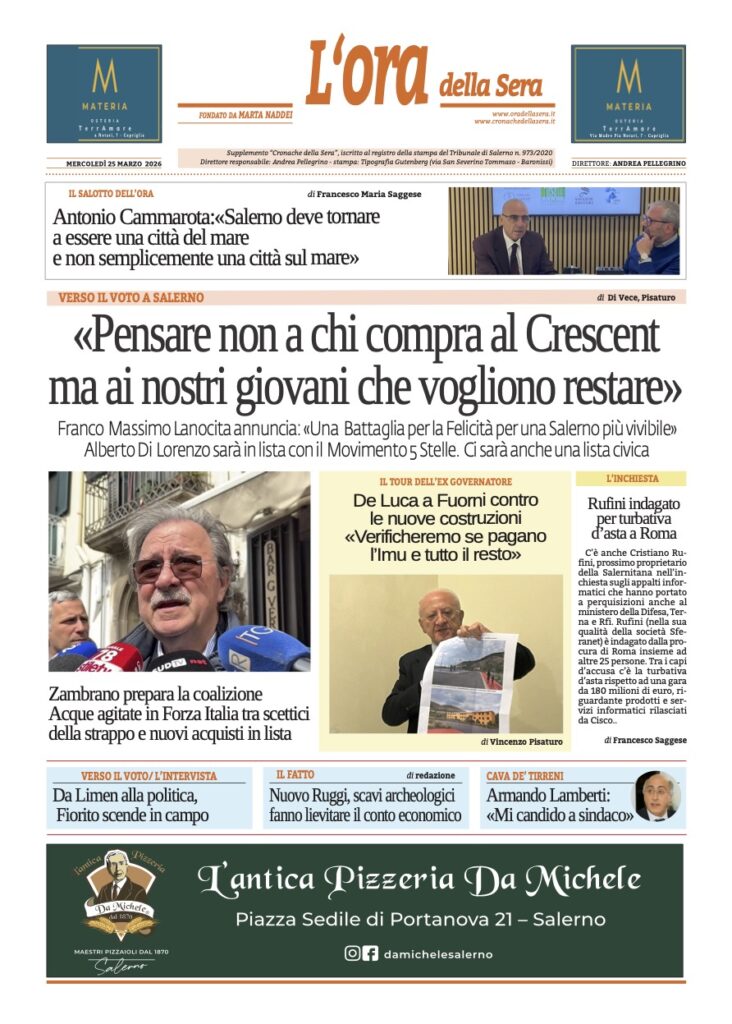 ORA 26 marzo 2026