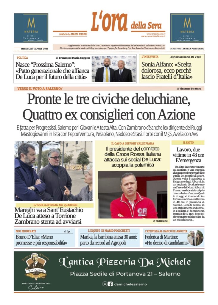 ORA 1 aprile 2026