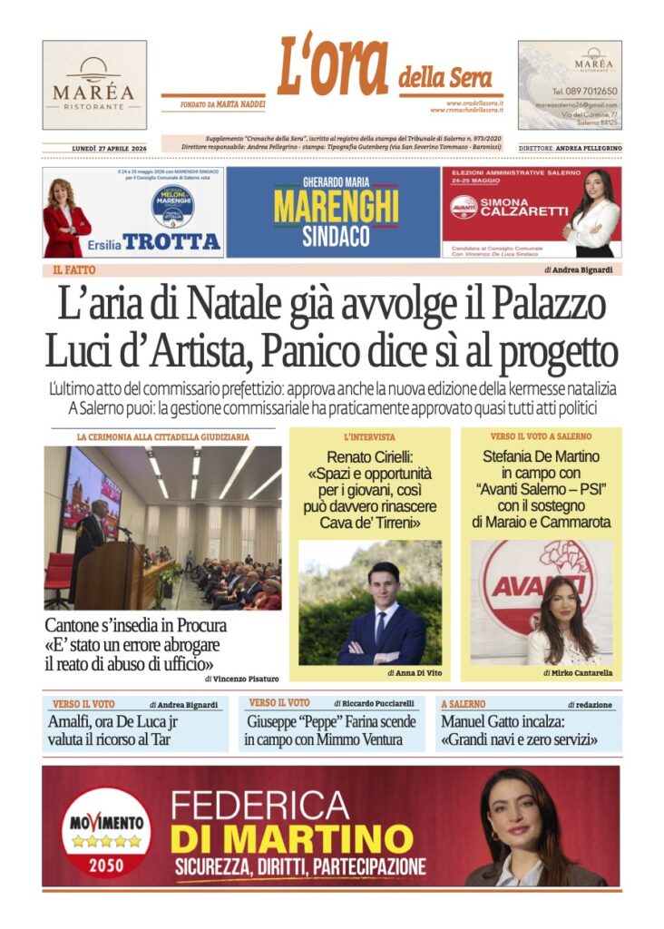 ORA 27 aprile 2026