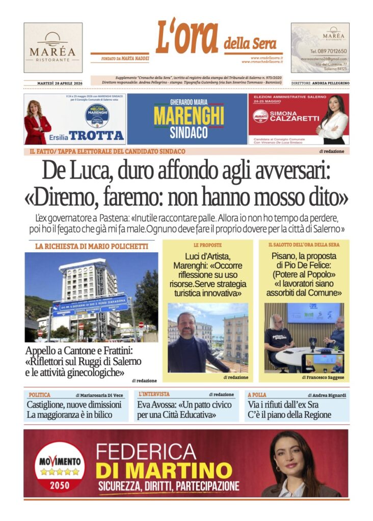 ORA 28 aprile 2026