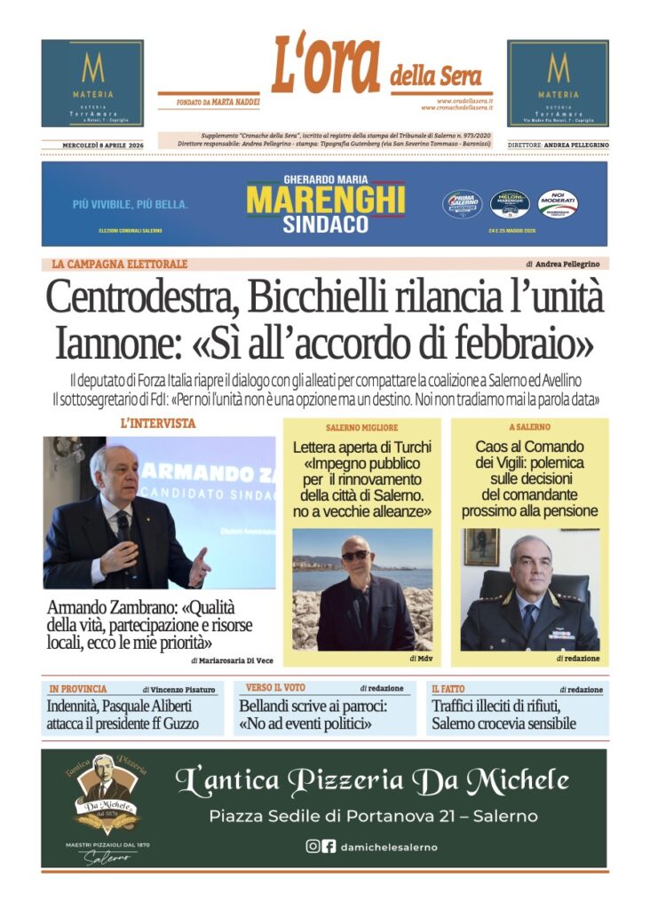 ORA 8 aprile 2026