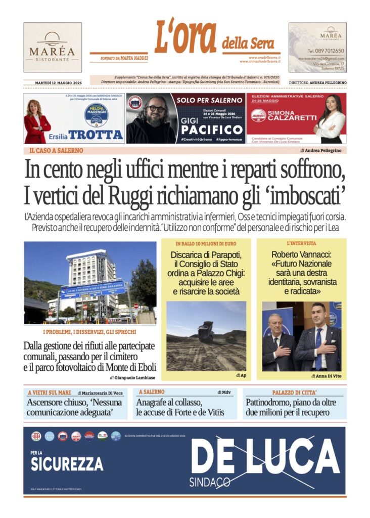 ORA 12 maggio 2026