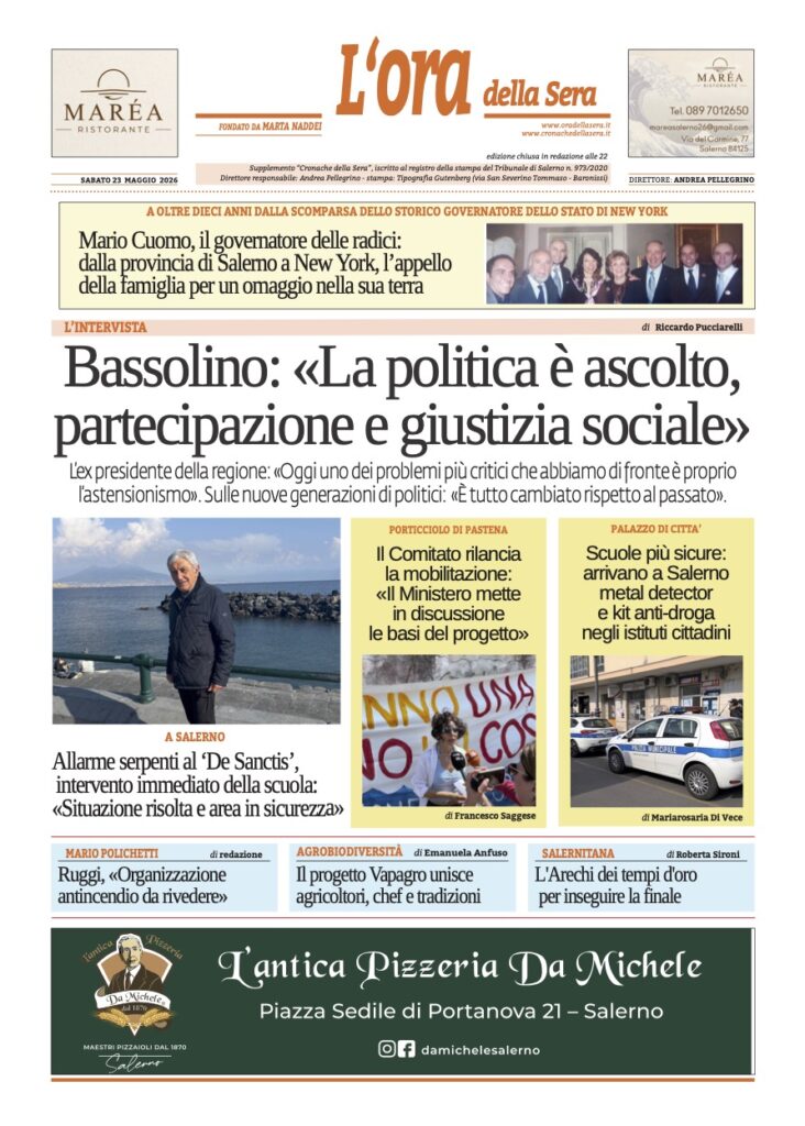 ORA 23 maggio 2026