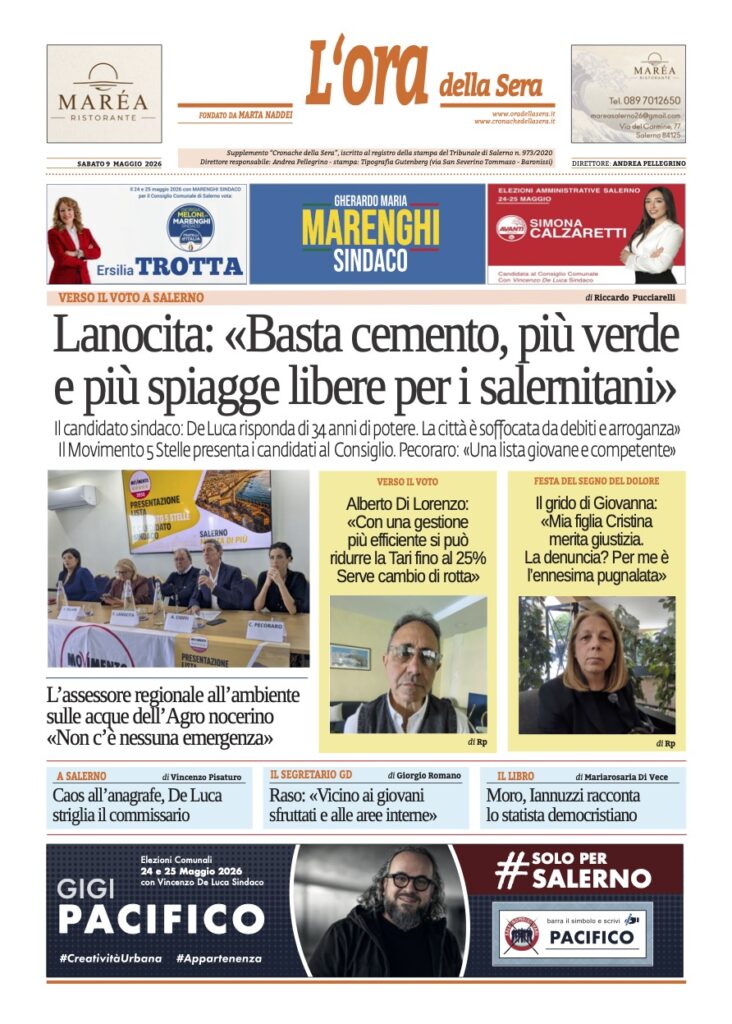 ORA 9 maggio 2026