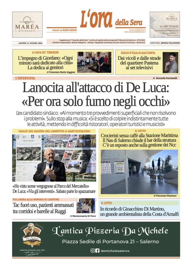 ORA 11 giugno 2026