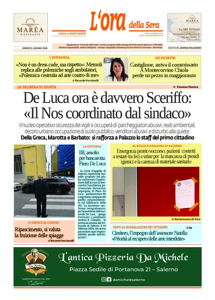 ORA 15 giugno 2026
