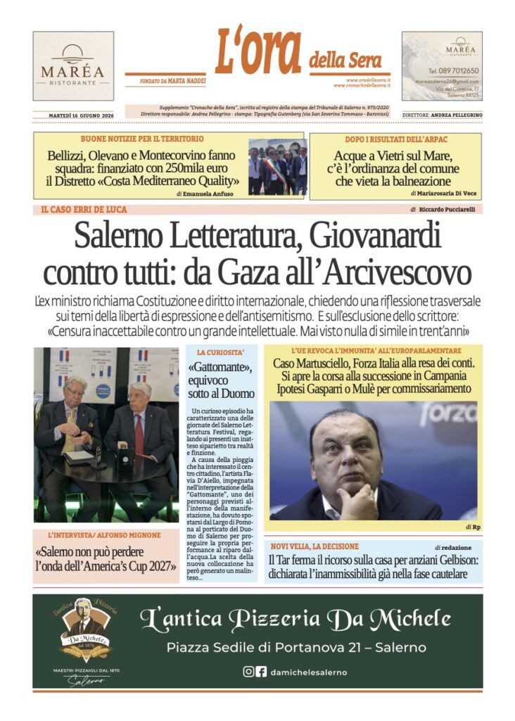 ORA 16 giugno 2026