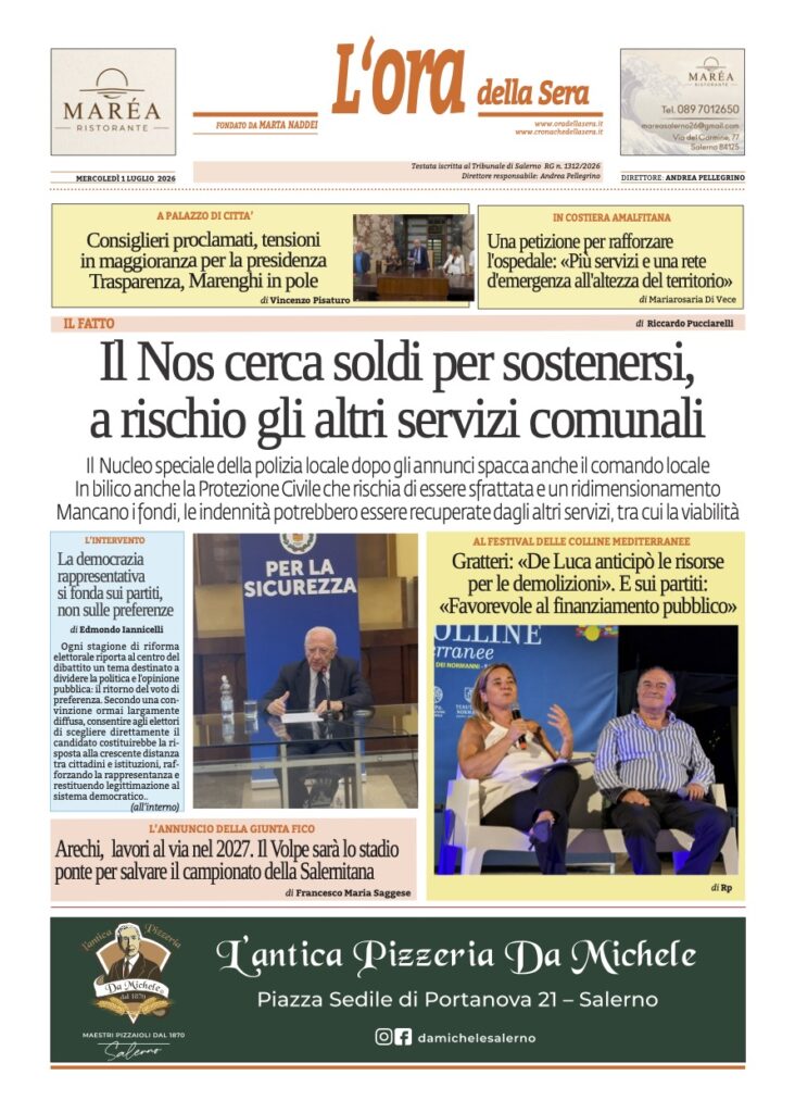 ORA 1 luglio 2026